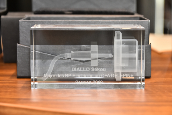 Trophée du major BP Electricien 2019 du CFA Delépine