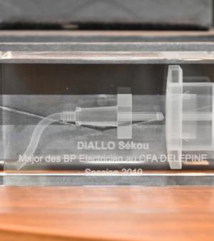 Trophée du major BP Electricien 2019 du CFA Delépine