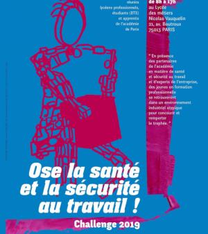 Affiche challenge 2019 ose la santé et la sécurité au travail