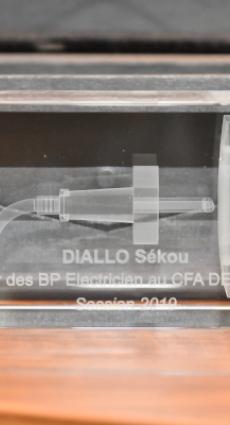 Trophée du major BP Electricien 2019 du CFA Delépine